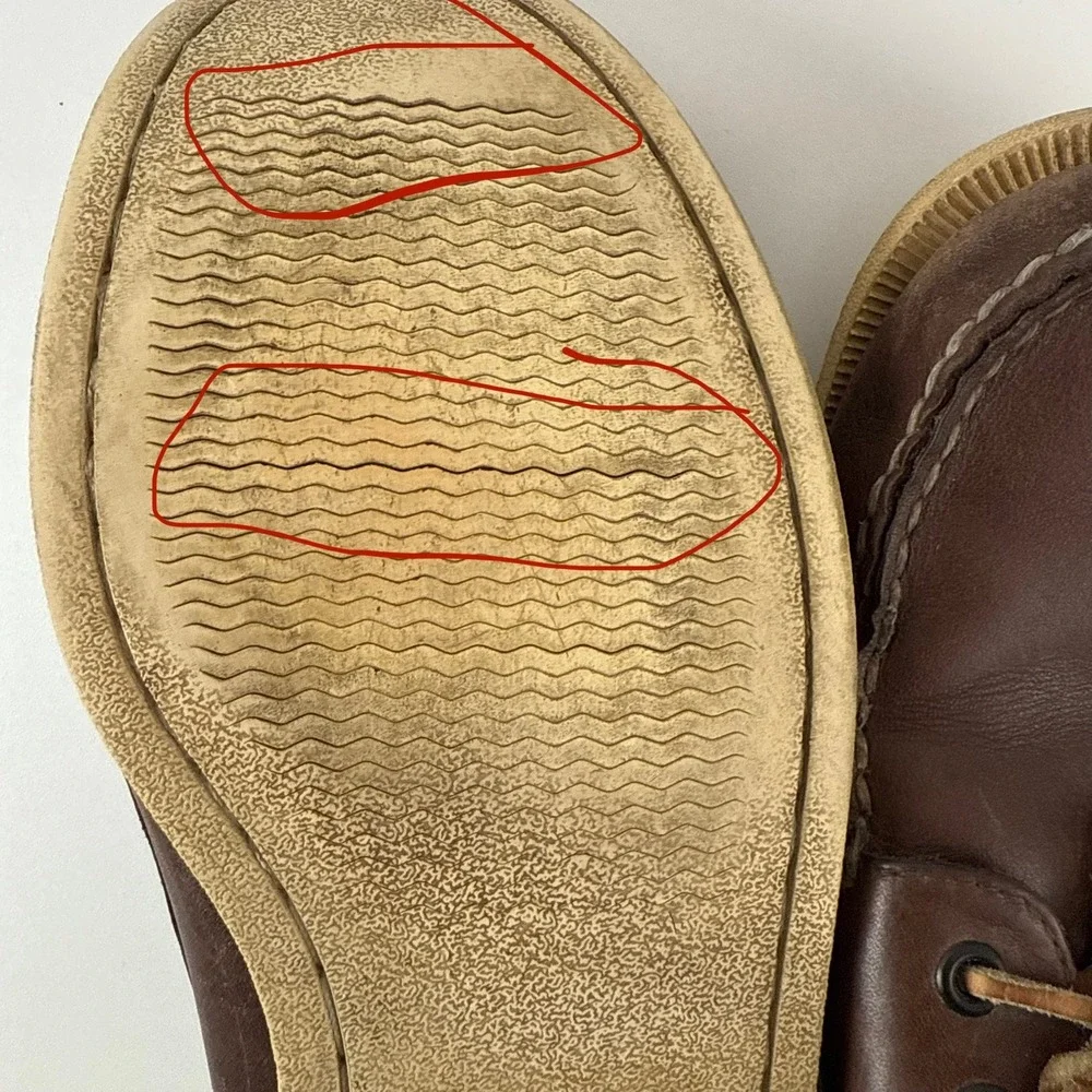 Sperry Top-Sider Mens Authentic Original Boat Shoes Brown Leather 0195115 9.5M